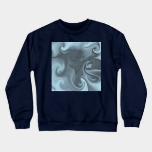 Abstract Liquid - ocean Crewneck Sweatshirt